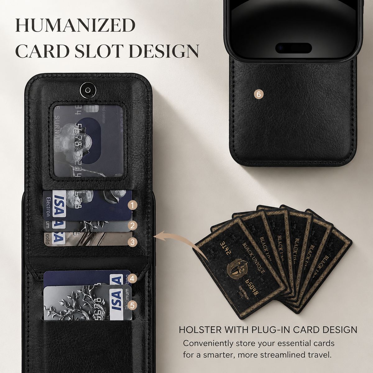 Premium iPhone Case Leather Wallet Flip Cover Card Holder Kickstand Shockproof Protective Case Anti Fingerprint Anti Scratch Non Slip Slim Full Access Retro