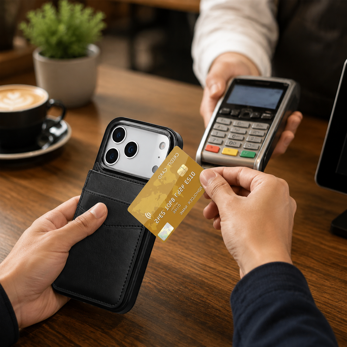 Premium iPhone Case Leather Wallet Flip Cover Card Holder Kickstand Shockproof Protective Case Anti Fingerprint Anti Scratch Non Slip Slim Full Access Retro