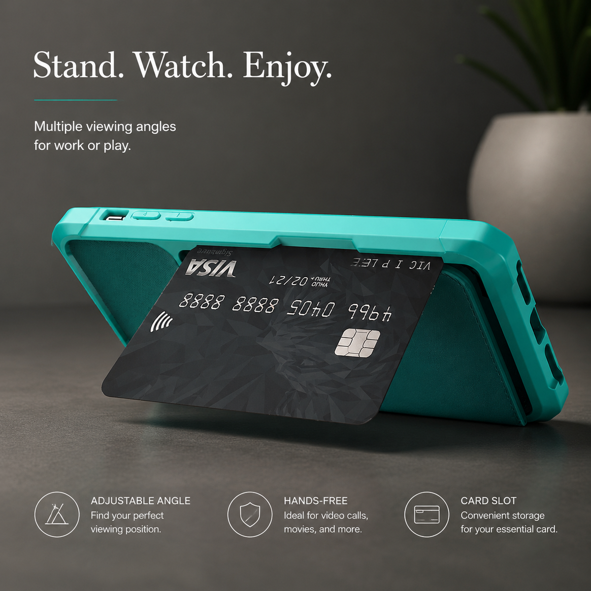 Premium iPhone Case Leather Wallet Flip Cover Card Holder Magnetic Closure Kickstand Shockproof Anti Drop Protective Case Anti Fingerprint Anti Scratch Slim