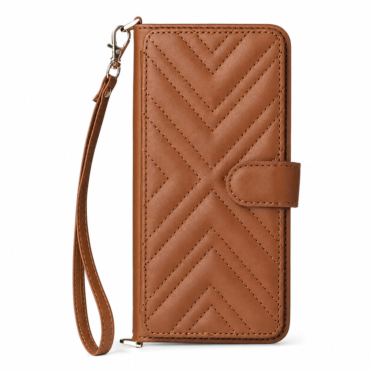 Premium iPhone Case Leather Wallet Flip Cover Card Holder Magnetic Closure Shockproof Protective Case Kickstand Anti Scratch Slim Full Body Protection