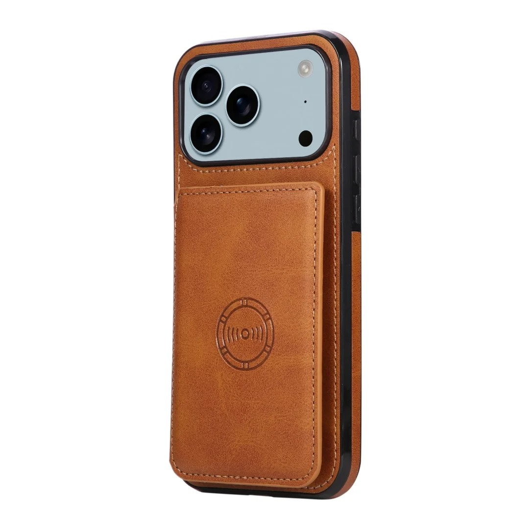 Premium iPhone Case Leather Wallet RFID Blocking Card Holder Magnetic Closure Shockproof Protective Cover Full Coverage Anti Scratch Slim Secure Storage