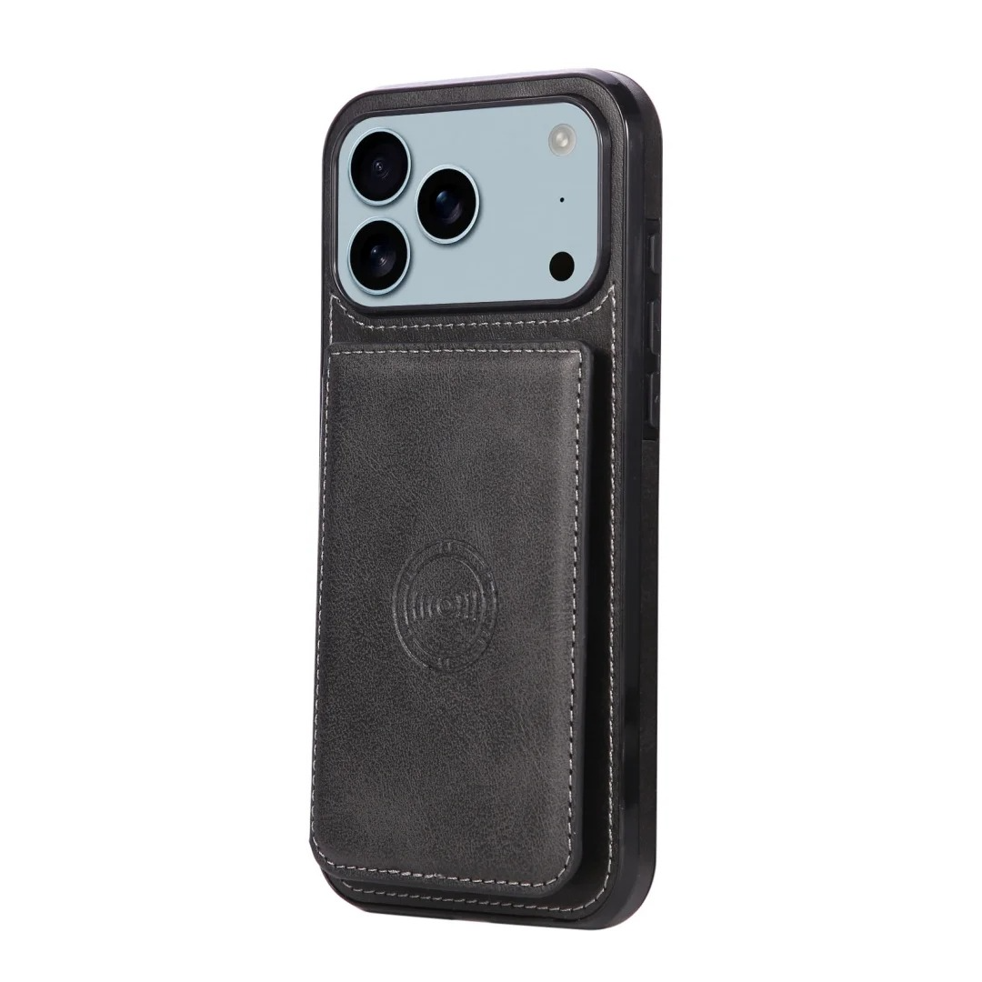 Premium iPhone Case Leather Wallet RFID Blocking Card Holder Magnetic Closure Shockproof Protective Cover Full Coverage Anti Scratch Slim Secure Storage