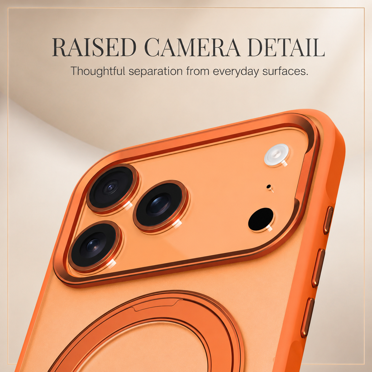 Premium iPhone Case MagSafe 360 Rotating Magnetic Kickstand Skin Feel Metal Lens Shockproof PC TPU Slim Protective Bumper Cover Case Design