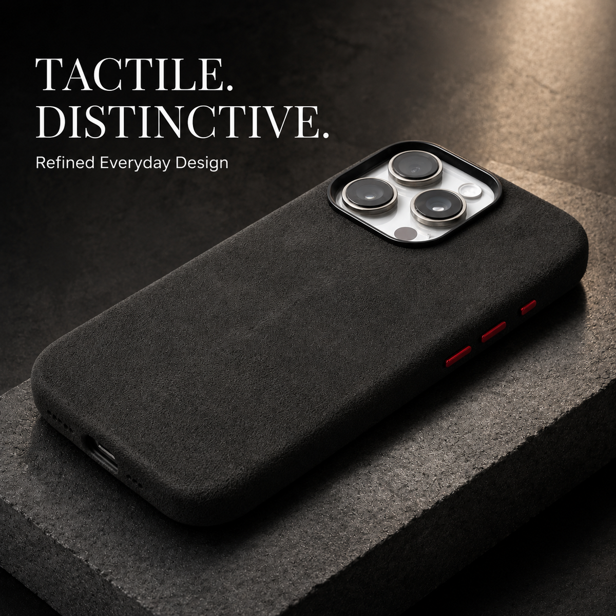 Premium iPhone Case MagSafe Alcantara Suede Leather Magnetic Protective Cover Anti Scratch Anti Fingerprint Matte Non Slip Slim Soft Touch Business Case