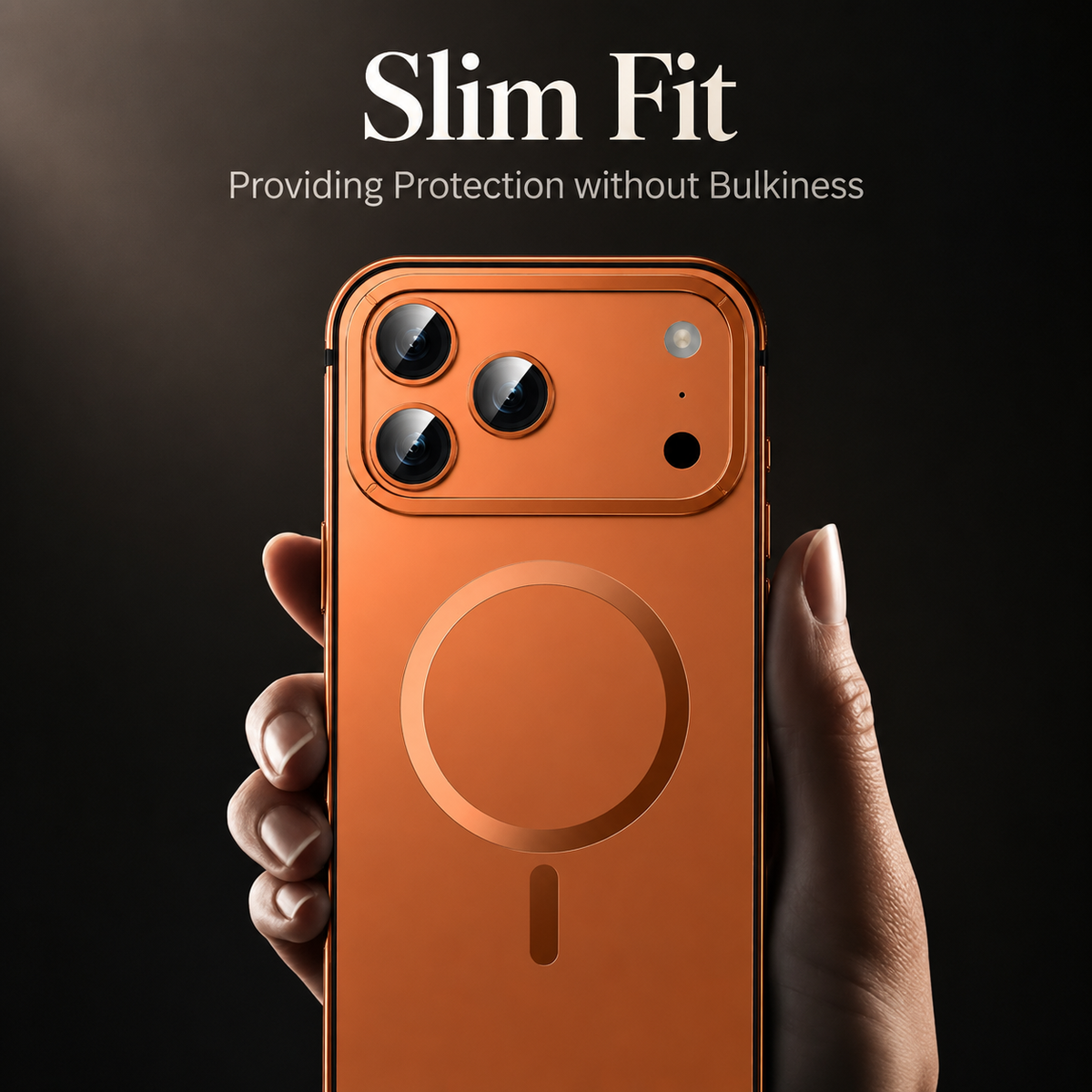 Premium iPhone Case MagSafe Aluminum Alloy Metal Frame Magnetic Shockproof Protective Cover Anti Drop Anti Scratch Reinforced Corners Slim Lightweight