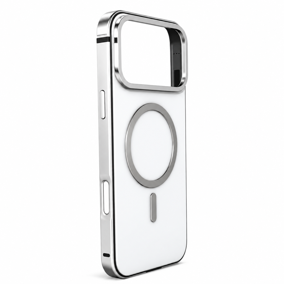 Premium iPhone Case MagSafe Aluminum Alloy Metal Frame Magnetic Shockproof Protective Cover Anti Drop Anti Scratch Reinforced Corners Slim Lightweight