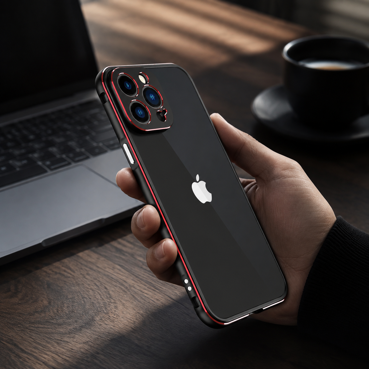 Premium iPhone Case MagSafe Aluminum Metal Bumper Frame Camera Lens Protection Shockproof Heavy Duty Anti Scratch Slim Lightweight Protective Cover