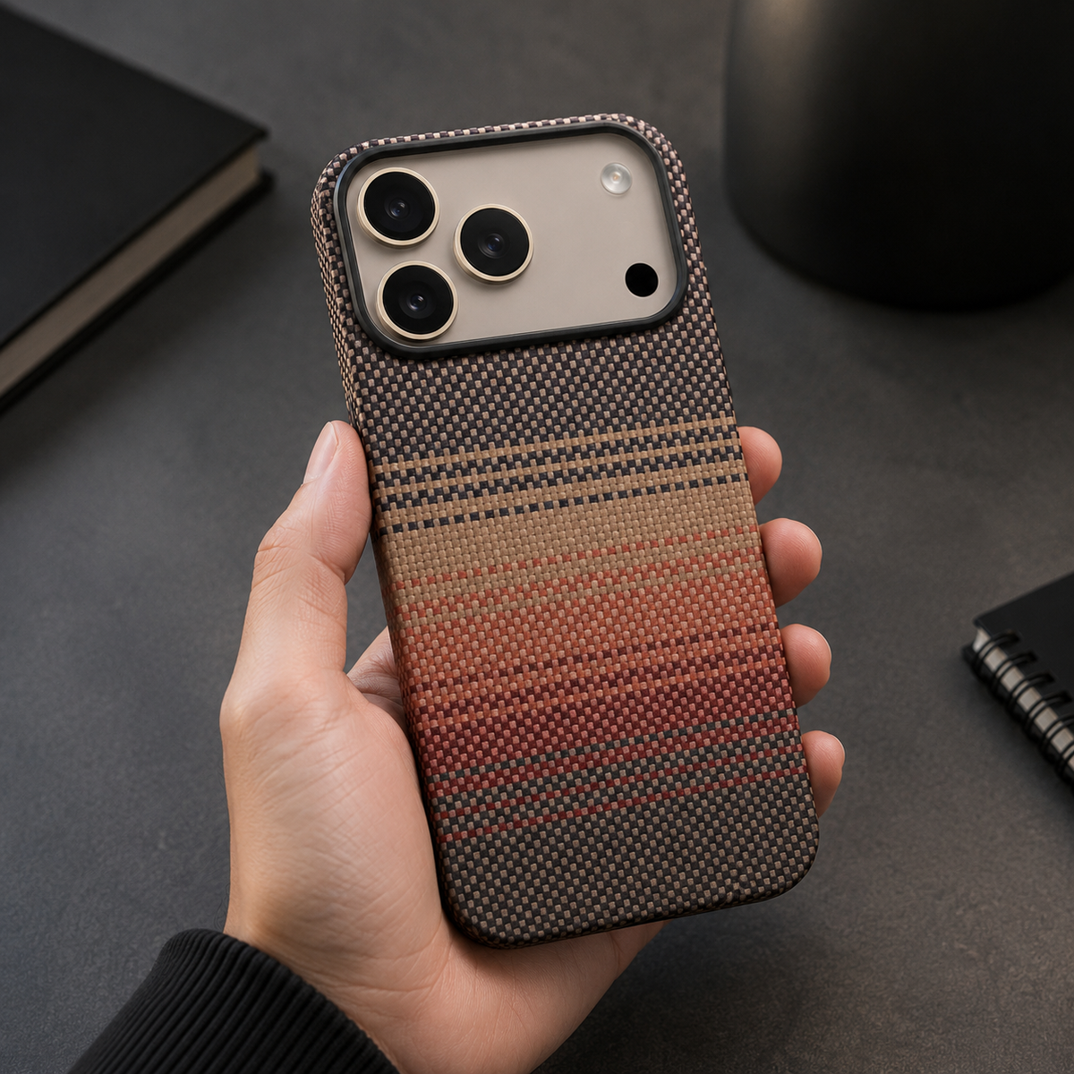 Premium iPhone Case MagSafe Aramid Fiber Ultra Thin Magnetic Protective Cover Matte Anti Scratch Anti Fingerprint Non Slip Camera Screen Full Coverage