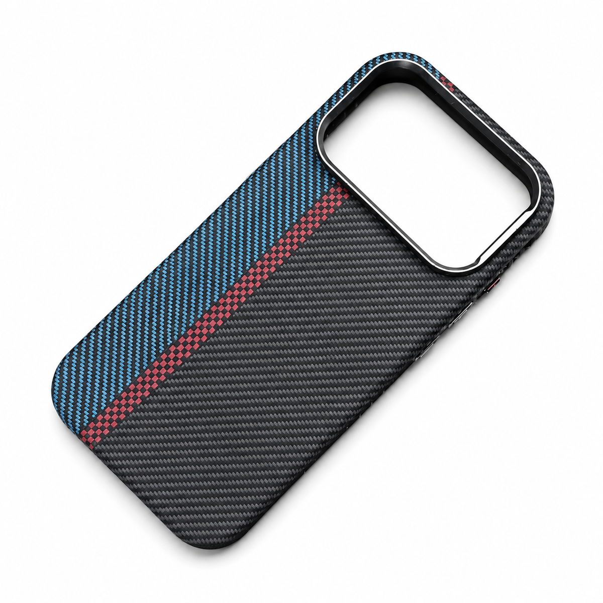 Premium iPhone Case MagSafe Carbon Fiber Armor Ultra Thin Magnetic Hard PC Protective Cover Alloy Camera Lens Anti Scratch Slim Wireless Charging Case