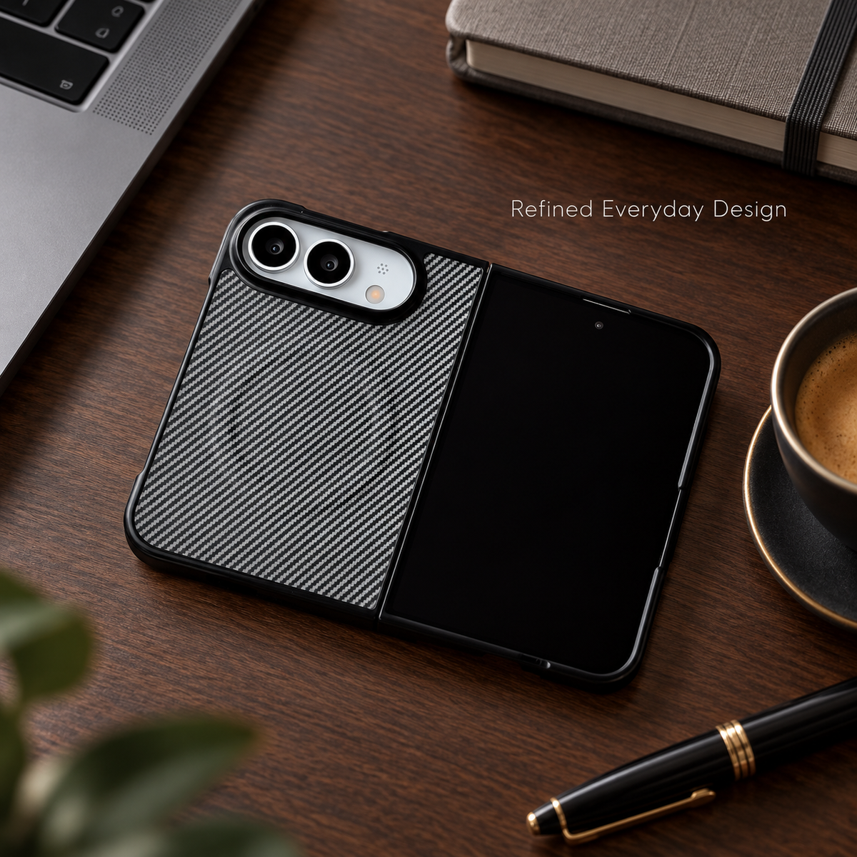 Premium iPhone Case MagSafe Carbon Fiber Magnetic Tempered Glass Shockproof Soft TPU Anti Scratch Non Slip Lightweight Foldable Protective Cover Case