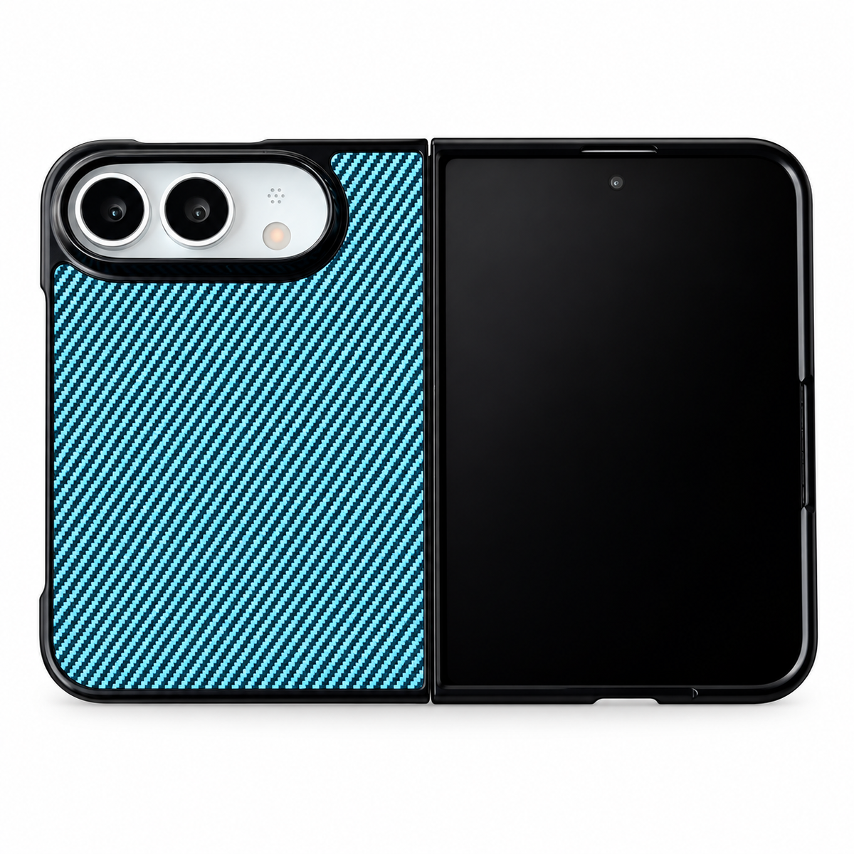 Premium iPhone Case MagSafe Carbon Fiber Magnetic Tempered Glass Shockproof Soft TPU Anti Scratch Non Slip Lightweight Foldable Protective Cover Case