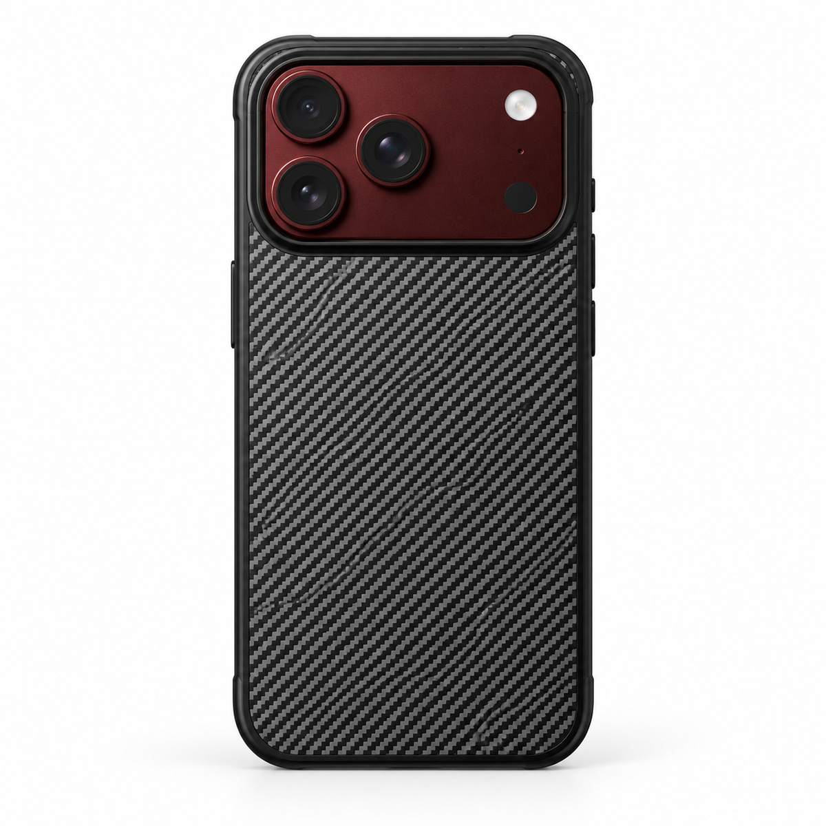 Premium iPhone Case MagSafe Carbon Fiber Magnetic Tempered Glass Shockproof Soft TPU Anti Scratch Non Slip Lightweight Foldable Protective Cover Case