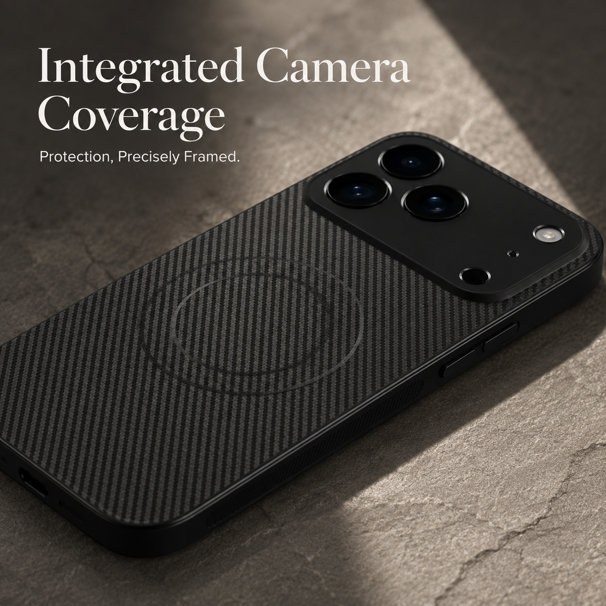 Premium iPhone Case MagSafe Carbon Fiber Ultra Thin Magnetic Shockproof Protective Cover Anti Scratch Lightweight Non Slip Reinforced Slim Rugged Armor