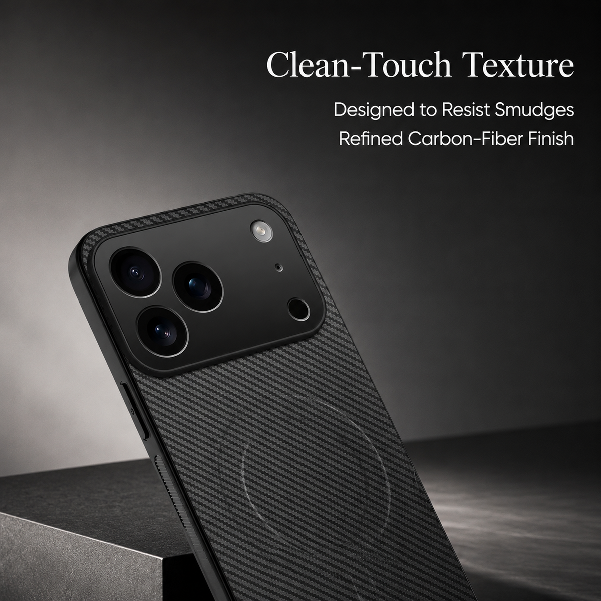 Premium iPhone Case MagSafe Carbon Fiber Ultra Thin Magnetic Shockproof Protective Cover Anti Scratch Lightweight Non Slip Reinforced Slim Rugged Armor