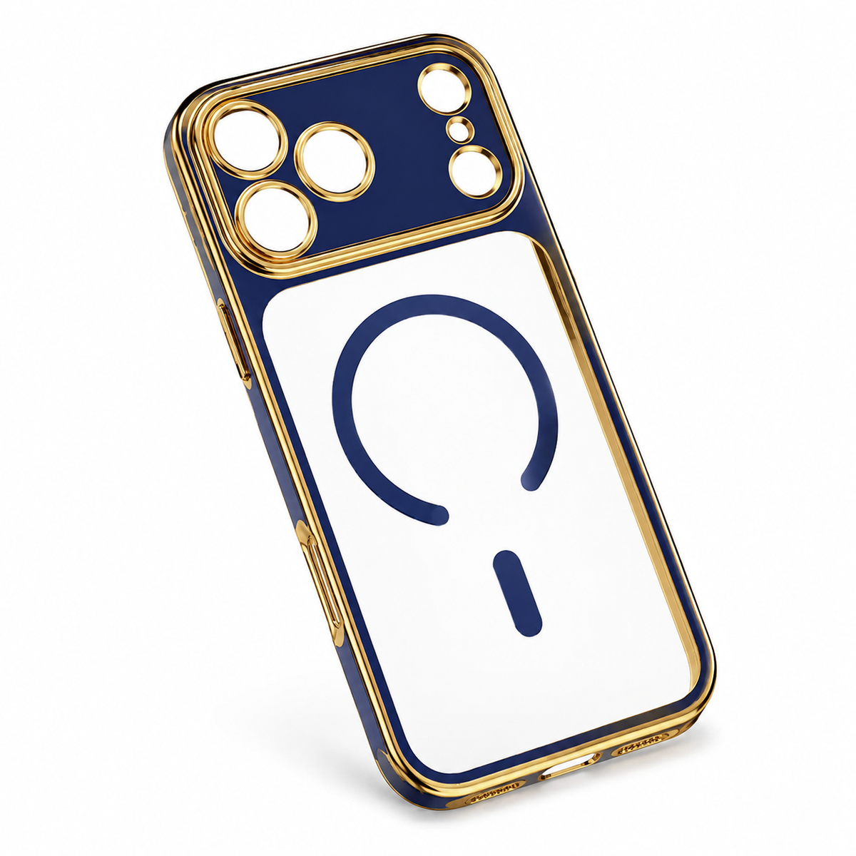 Premium iPhone Case MagSafe Clear Magnetic Soft PC TPU Protective Cover Plating Lightweight Transparent Shockproof Slim Wireless Charging Full Coverage Case