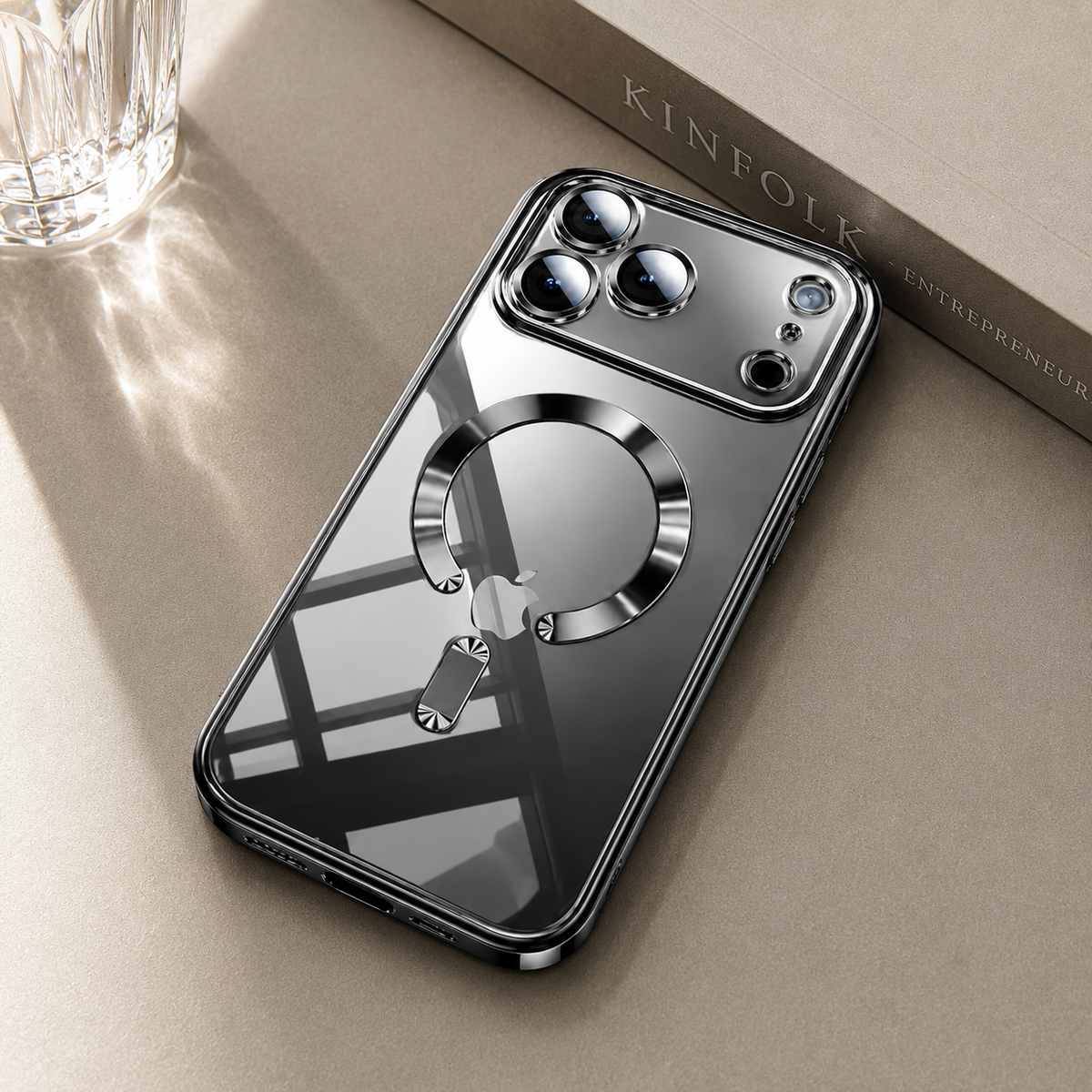 Premium iPhone Case MagSafe Clear Plating Magnetic Soft TPU Camera Lens Protection Shockproof Anti Scratch Non Slip Lightweight Protective Bumper Cover