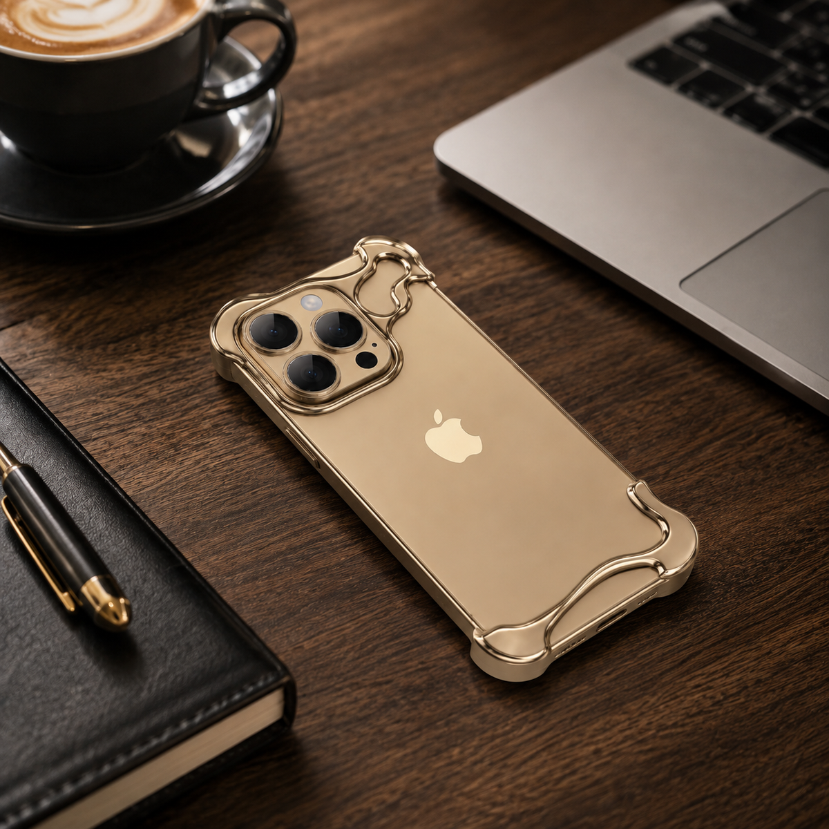 Premium iPhone Case MagSafe Compatible Aluminum Frame Magnetic Shockproof Protective Cover Ultra Thin Metal Bumper Camera Lens Protection Frameless Design
