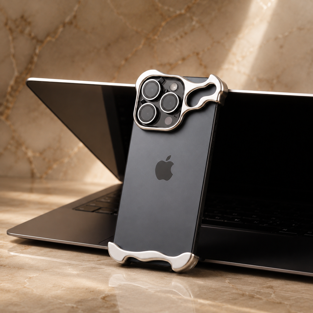 Premium iPhone Case MagSafe Compatible Aluminum Frame Magnetic Shockproof Protective Cover Ultra Thin Metal Bumper Camera Lens Protection Frameless Design