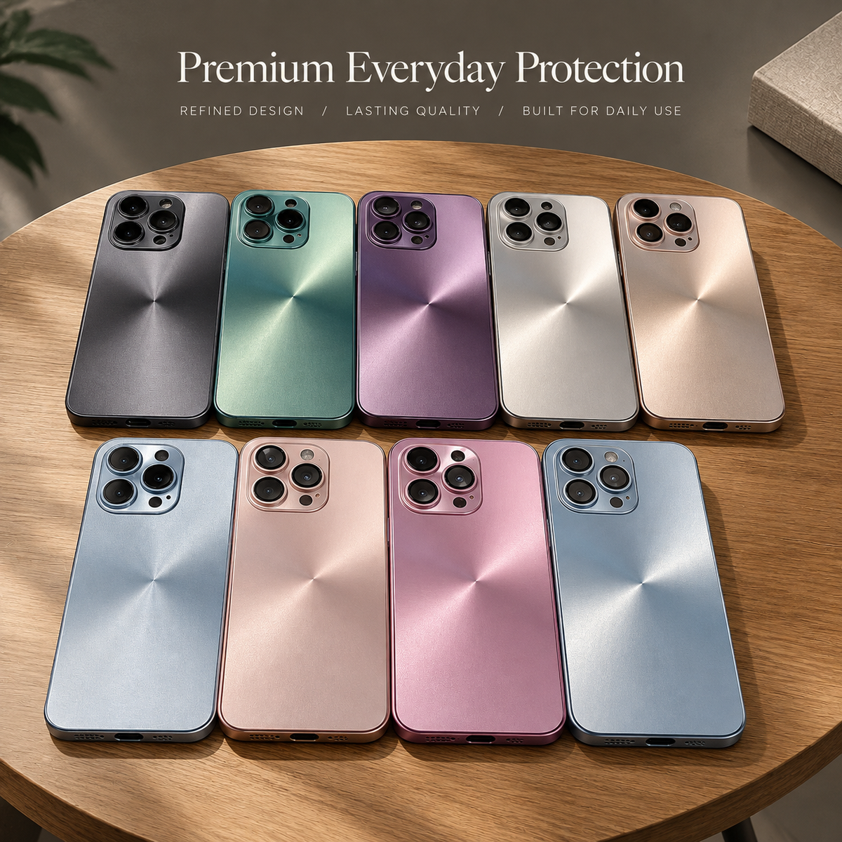 Premium iPhone Case MagSafe Compatible Aurora Matte Shockproof Protective Cover Color Shift Finish Camera Lens Protection Slim Magnetic Lightweight Design