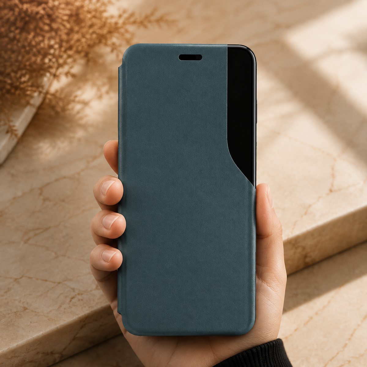 Premium iPhone Case MagSafe Compatible Flip Wallet Cover PU Leather Card Holder Kickstand Shockproof Full Protection Camera Lens Guard Slim Magnetic Design
