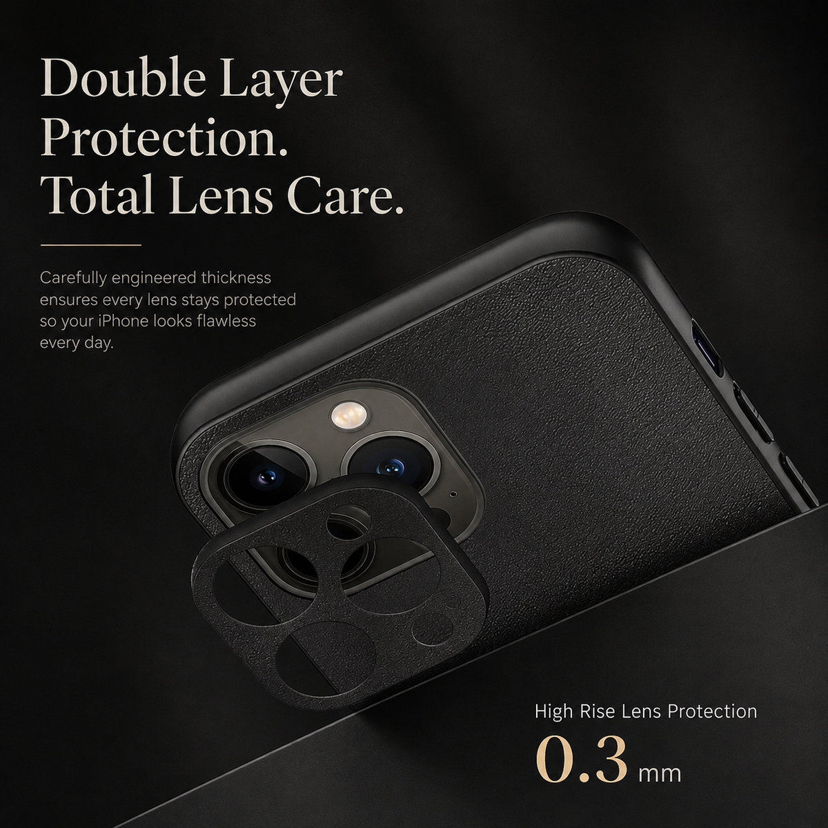 Premium iPhone Case MagSafe Compatible Genuine Leather Shockproof Protective Cover Camera Lens Protection Magnetic Slim Design Soft Touch Grip