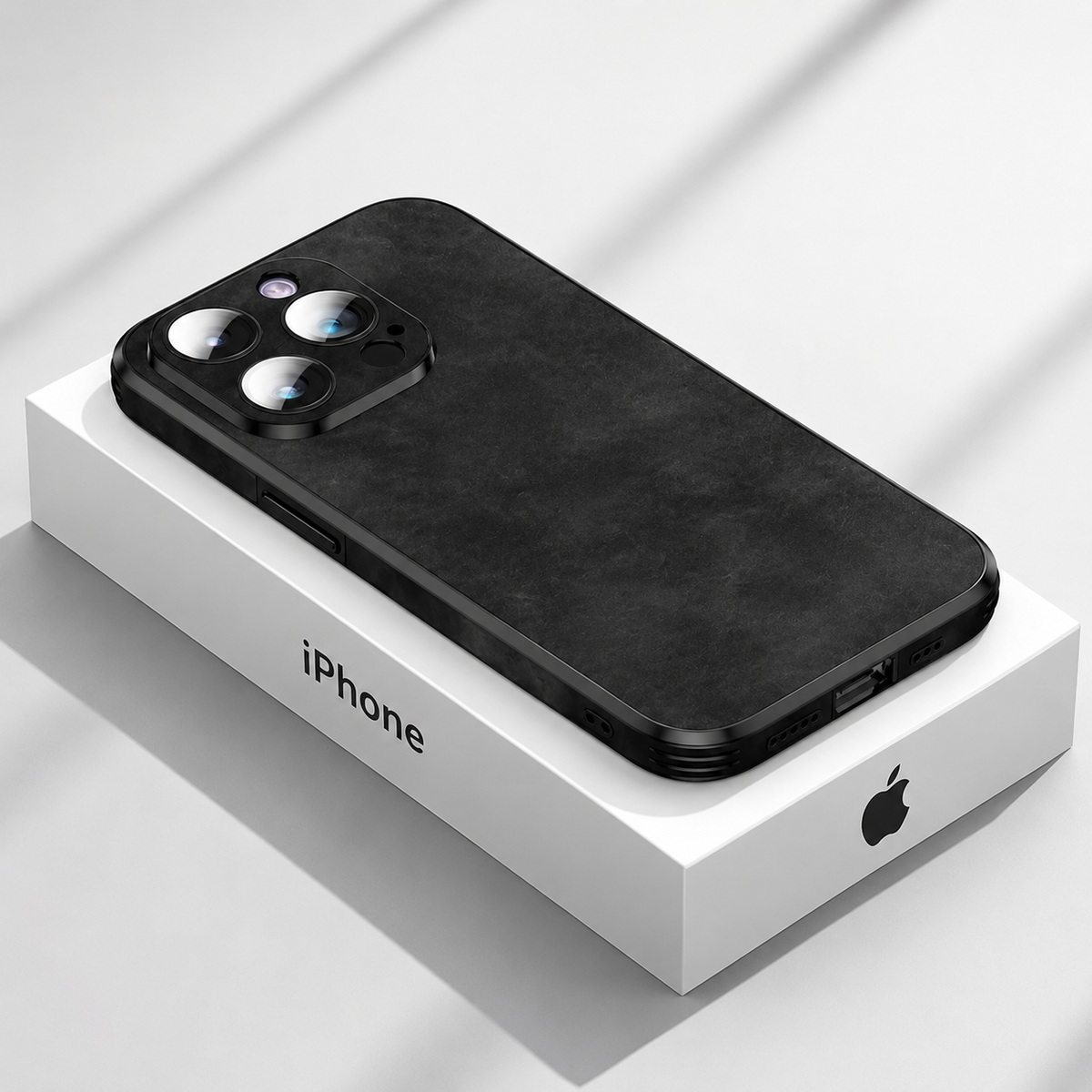 Premium iPhone Case MagSafe Compatible Genuine Leather Shockproof Protective Cover Camera Lens Protection Slim Magnetic Design Soft Touch Grip