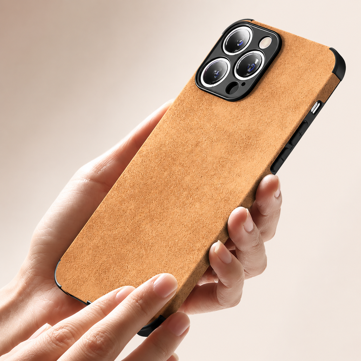 Premium iPhone Case MagSafe Compatible Genuine Leather Shockproof Protective Cover Camera Lens Protection Slim Magnetic Design Soft Touch Grip