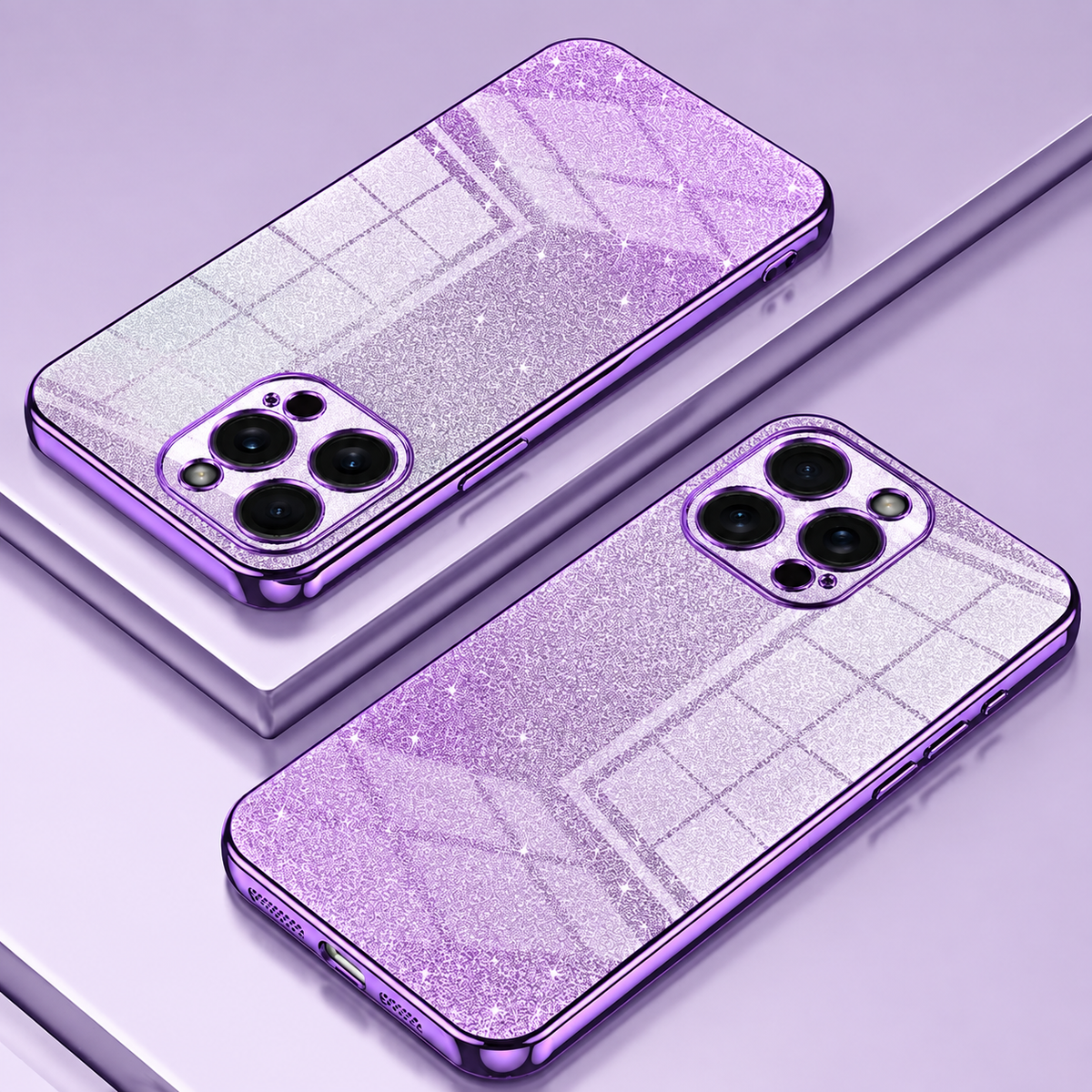 Premium iPhone Case MagSafe Compatible Glitter TPU Shockproof Protective Cover Camera Lens Protection Slim Magnetic Lightweight Scratch Resistant Design