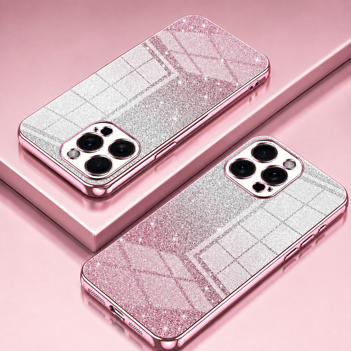 Premium iPhone Case MagSafe Compatible Glitter TPU Shockproof Protective Cover Camera Lens Protection Slim Magnetic Lightweight Scratch Resistant Design