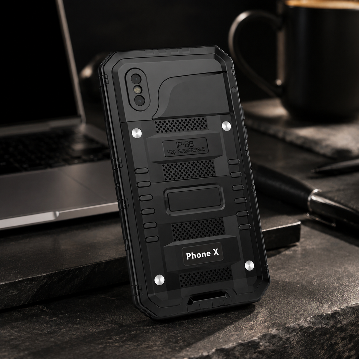 Premium iPhone Case MagSafe Compatible IP68 Waterproof Protective Cover Aluminum Armor Frame Camera Lens Guard Shockproof Full Body Design