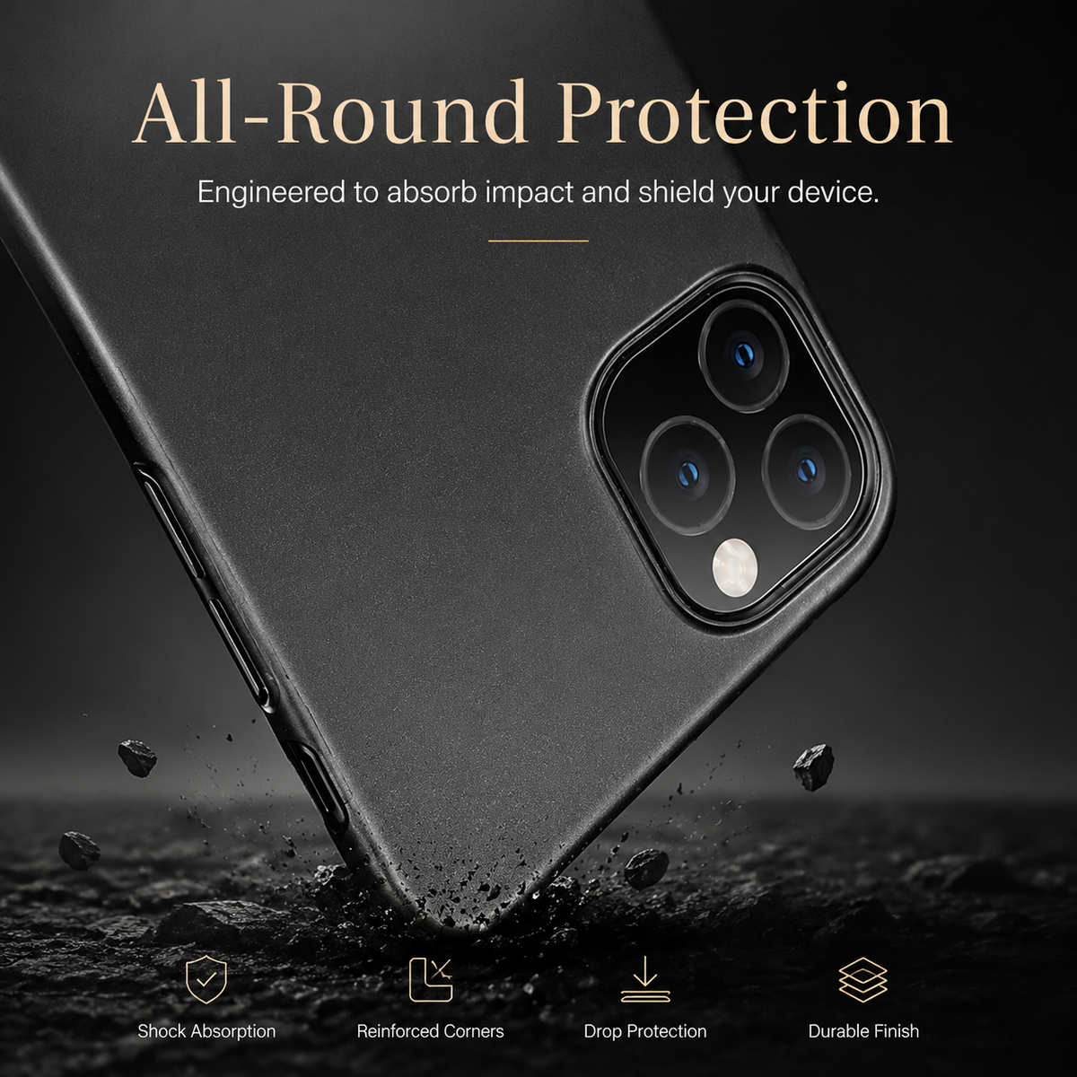 Premium iPhone Case MagSafe Compatible Magnetic Car Mount Matte Shockproof Protective Cover Camera Lens Protection Ultra Thin Slim Design