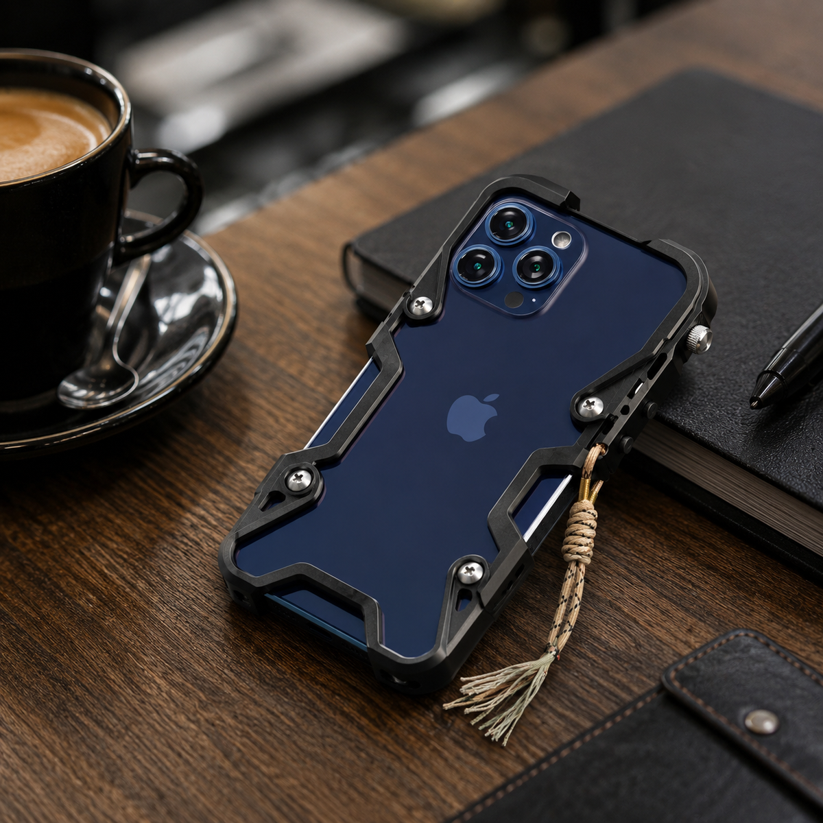 Premium iPhone Case MagSafe Compatible Magnetic Protective Cover Aluminum Armor Bumper Frame Shockproof Heavy Duty Rugged Slim Design