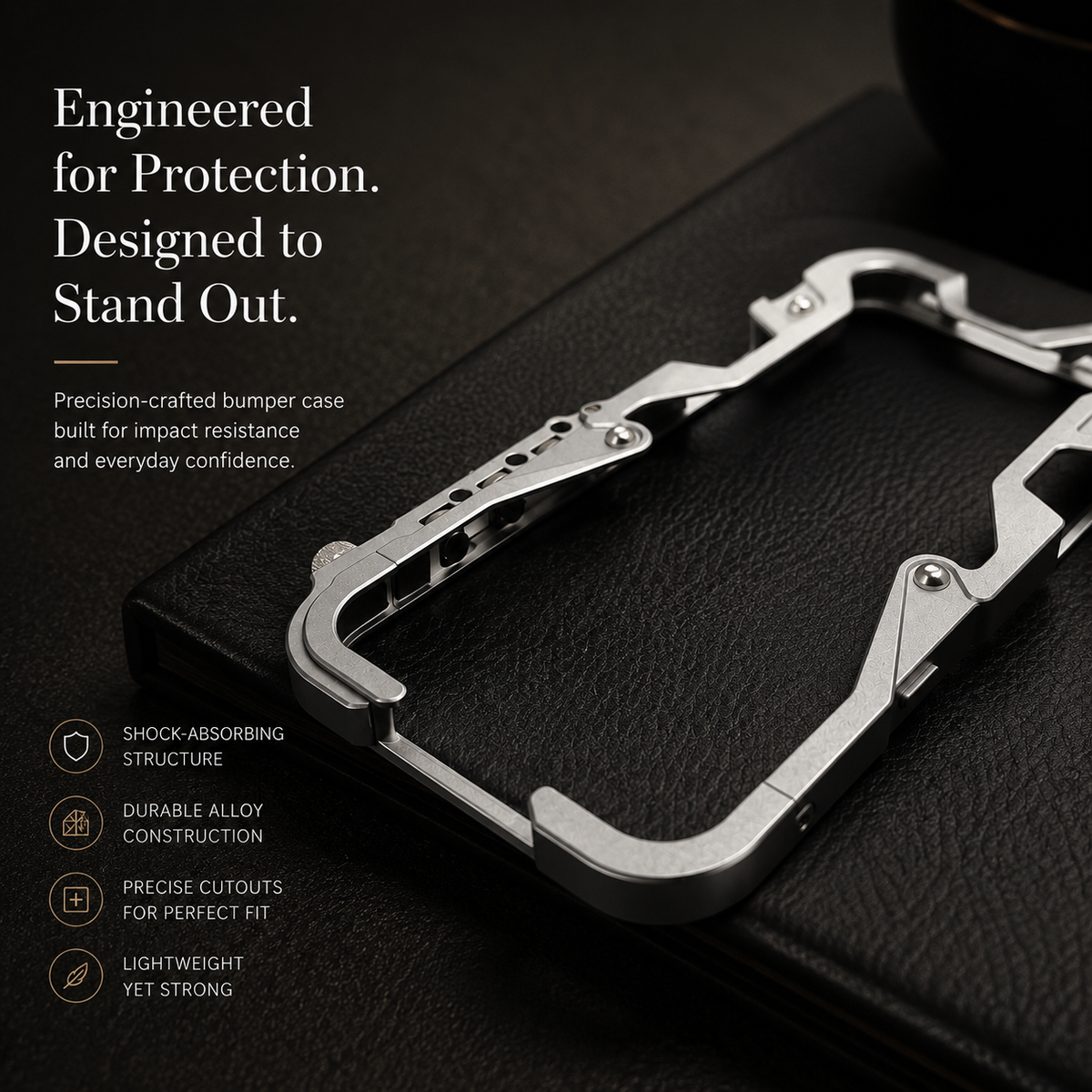 Premium iPhone Case MagSafe Compatible Magnetic Protective Cover Aluminum Armor Bumper Frame Shockproof Heavy Duty Rugged Slim Design