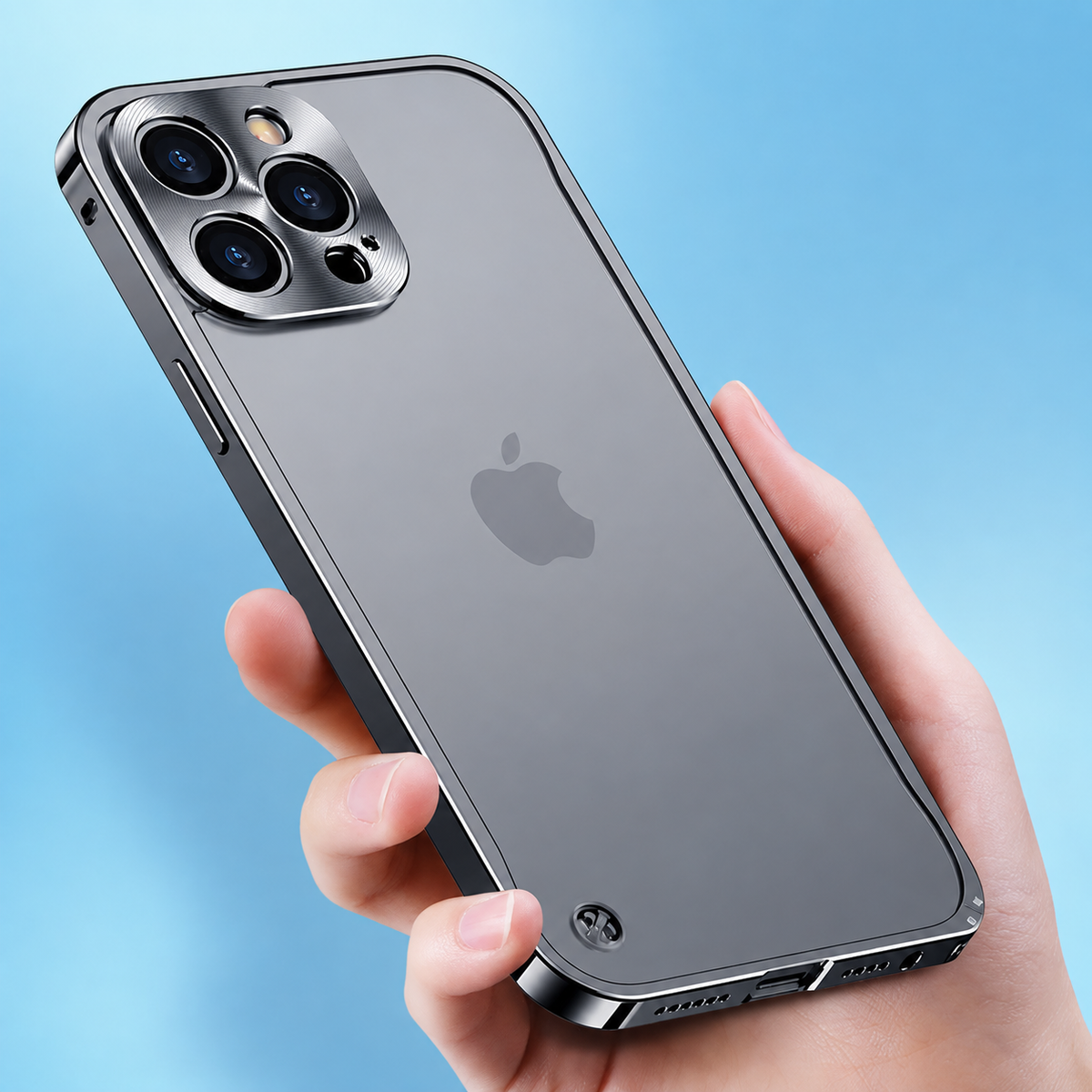 Premium iPhone Case MagSafe Compatible Magnetic Protective Cover Aluminum Metal Frame Shockproof Full Protection Camera Lens Guard Slim Design