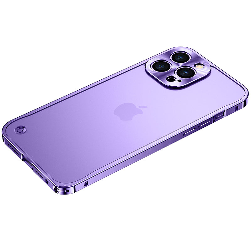 Premium iPhone Case MagSafe Compatible Magnetic Protective Cover Aluminum Metal Frame Shockproof Full Protection Camera Lens Guard Slim Design