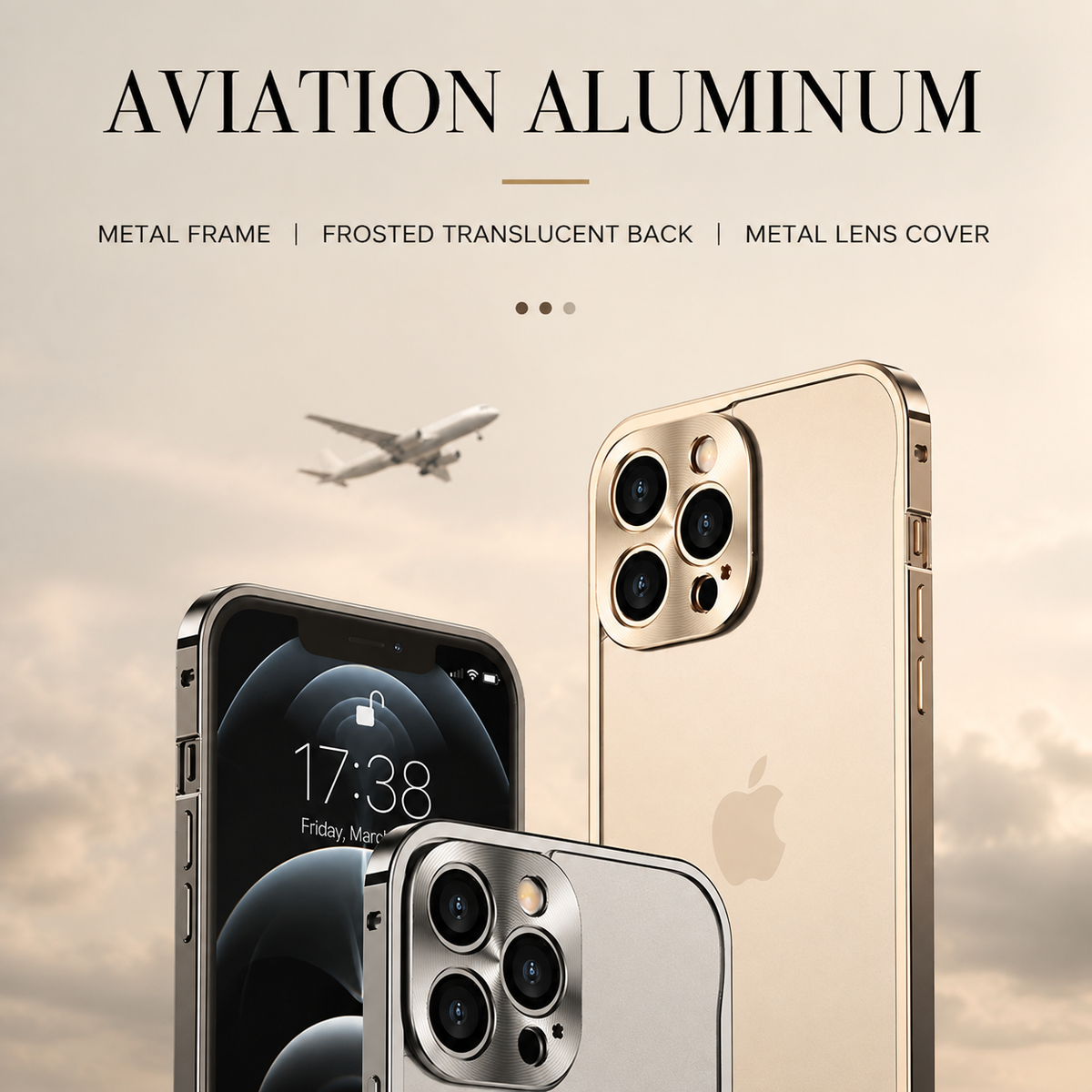 Premium iPhone Case MagSafe Compatible Magnetic Protective Cover Aluminum Metal Frame Shockproof Full Protection Camera Lens Guard Slim Design