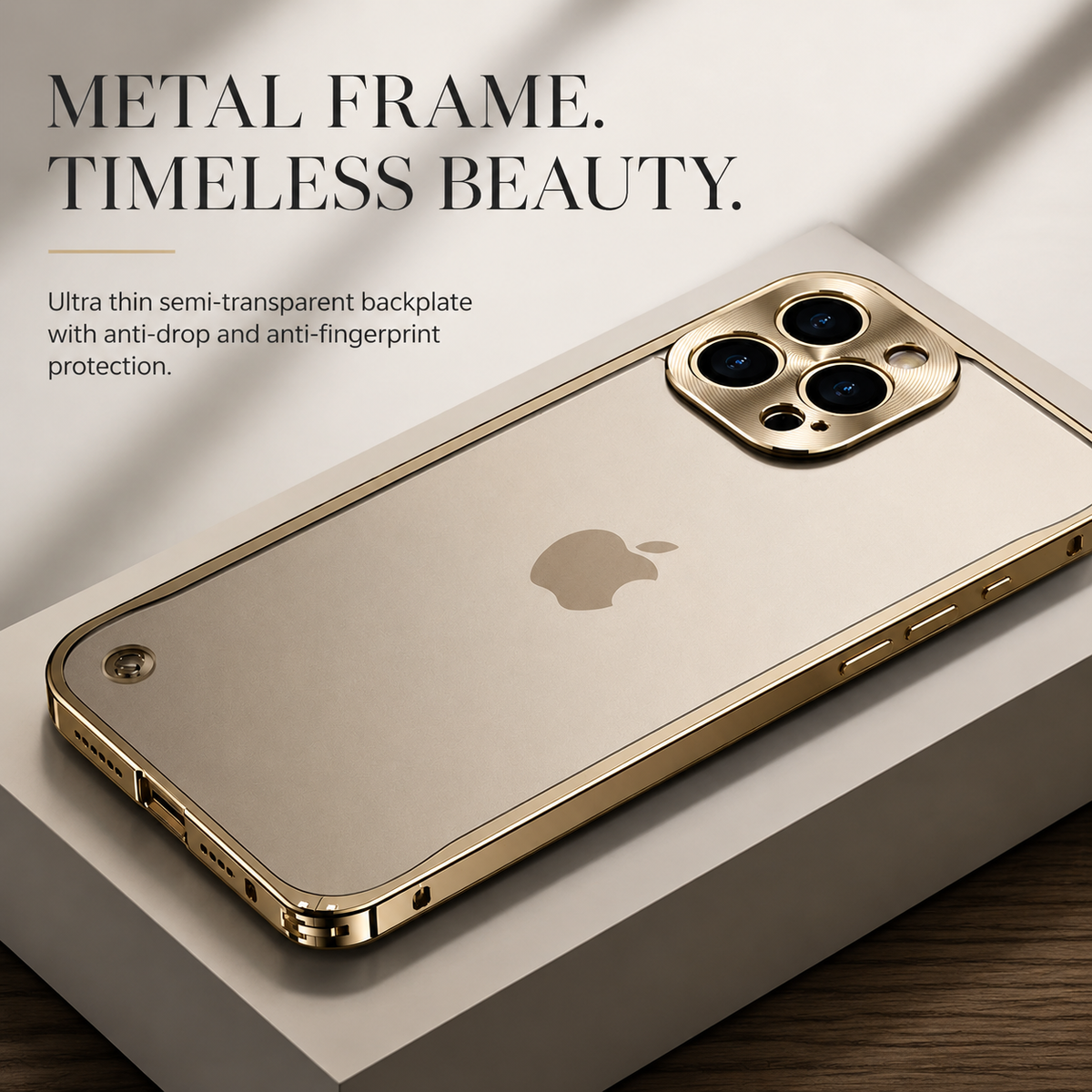 Premium iPhone Case MagSafe Compatible Magnetic Protective Cover Aluminum Metal Frame Shockproof Full Protection Camera Lens Guard Slim Design