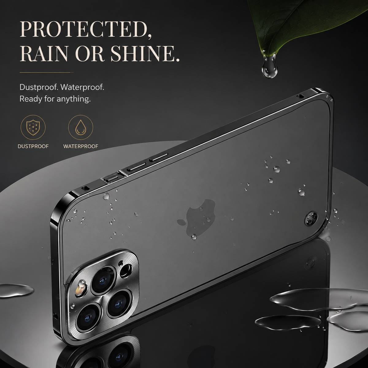 Premium iPhone Case MagSafe Compatible Magnetic Protective Cover Aluminum Metal Frame Shockproof Full Protection Camera Lens Guard Slim Design