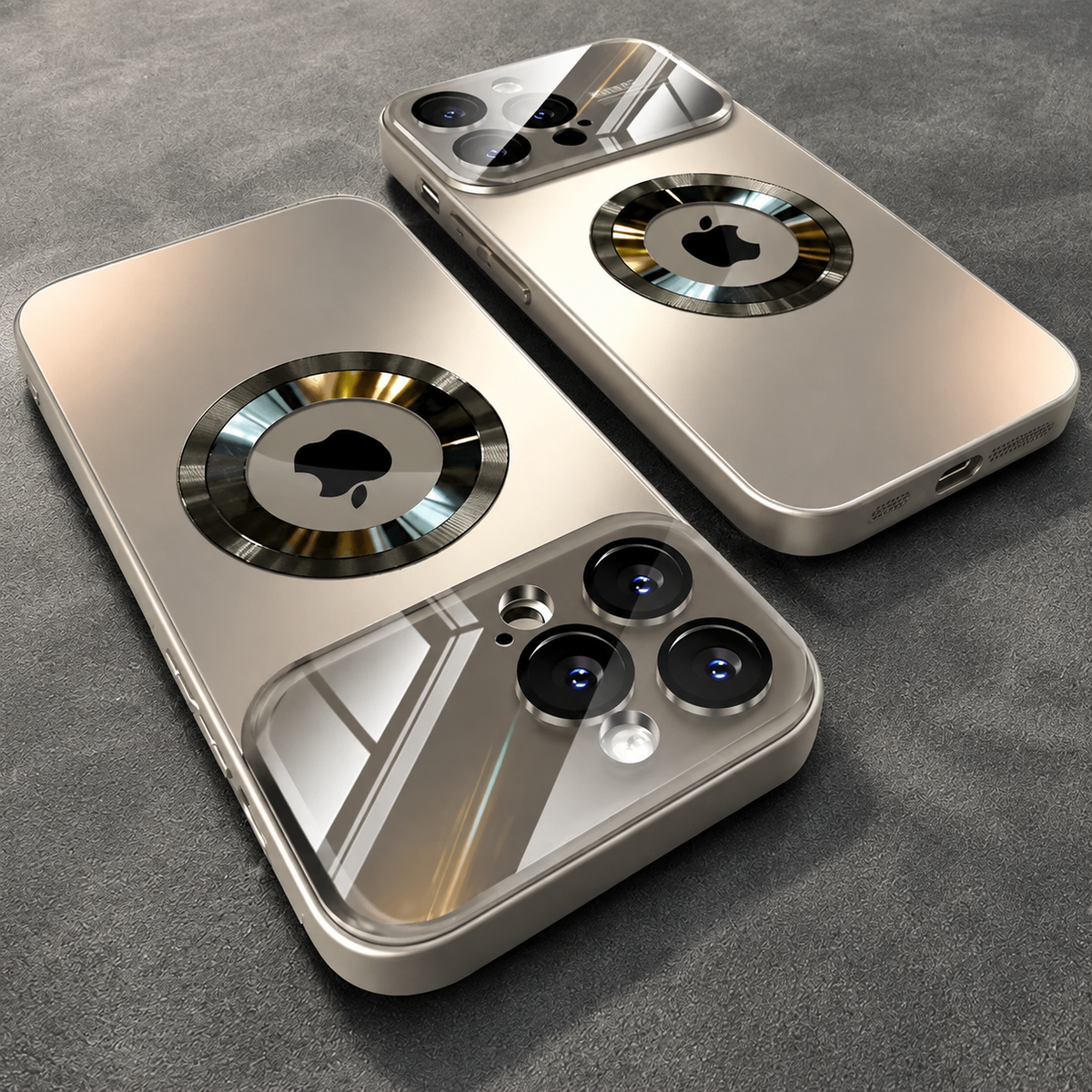 Premium iPhone Case MagSafe Compatible Magnetic Protective Cover Matte Finish Shockproof PC TPU Back Camera Lens Protection Slim Full Protection