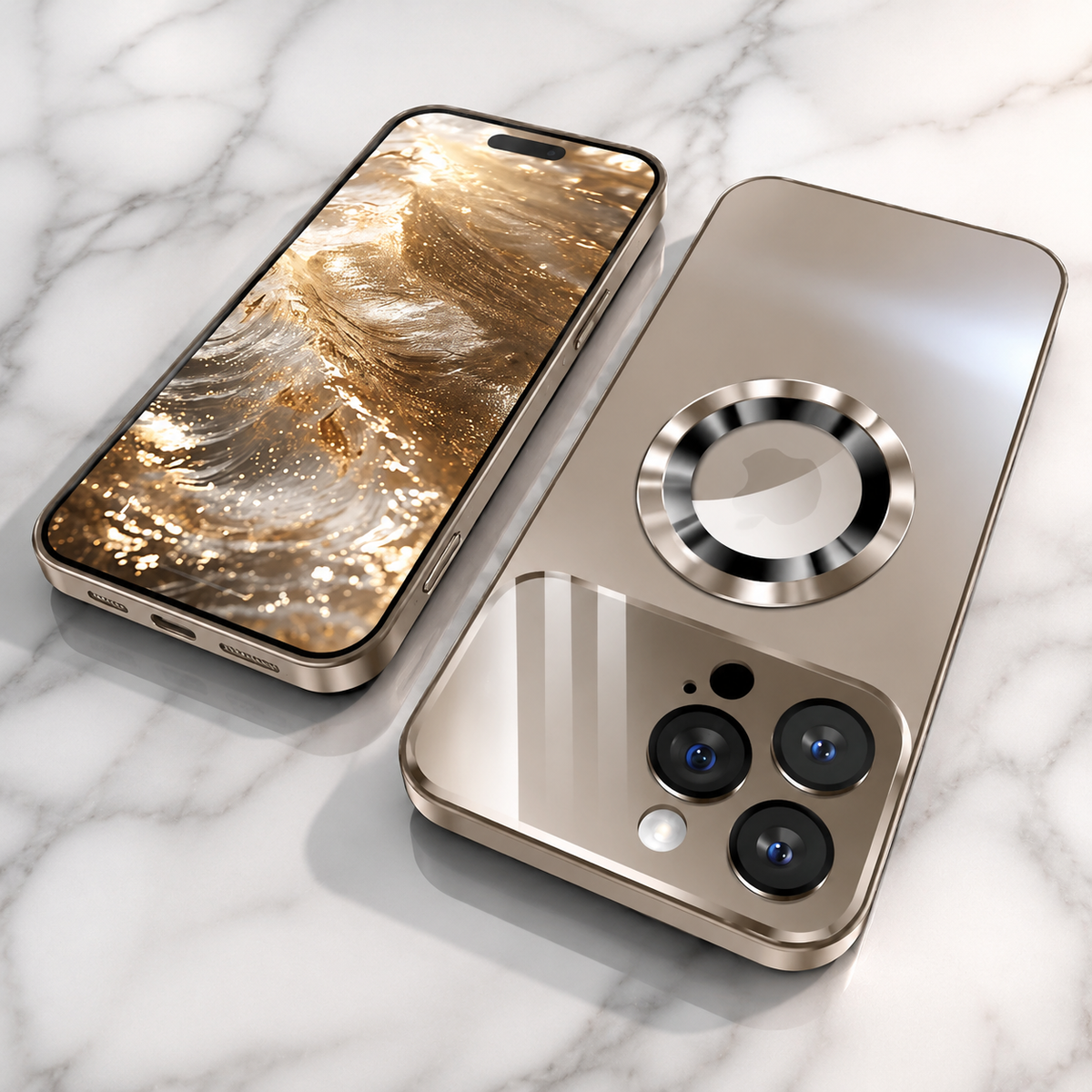 Premium iPhone Case MagSafe Compatible Magnetic Protective Cover Matte Finish Shockproof PC TPU Back Camera Lens Protection Slim Full Protection