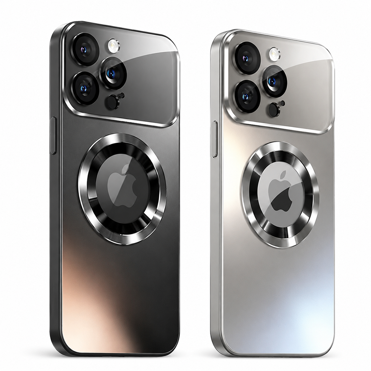 Premium iPhone Case MagSafe Compatible Magnetic Protective Cover Matte Finish Shockproof PC TPU Back Camera Lens Protection Slim Full Protection