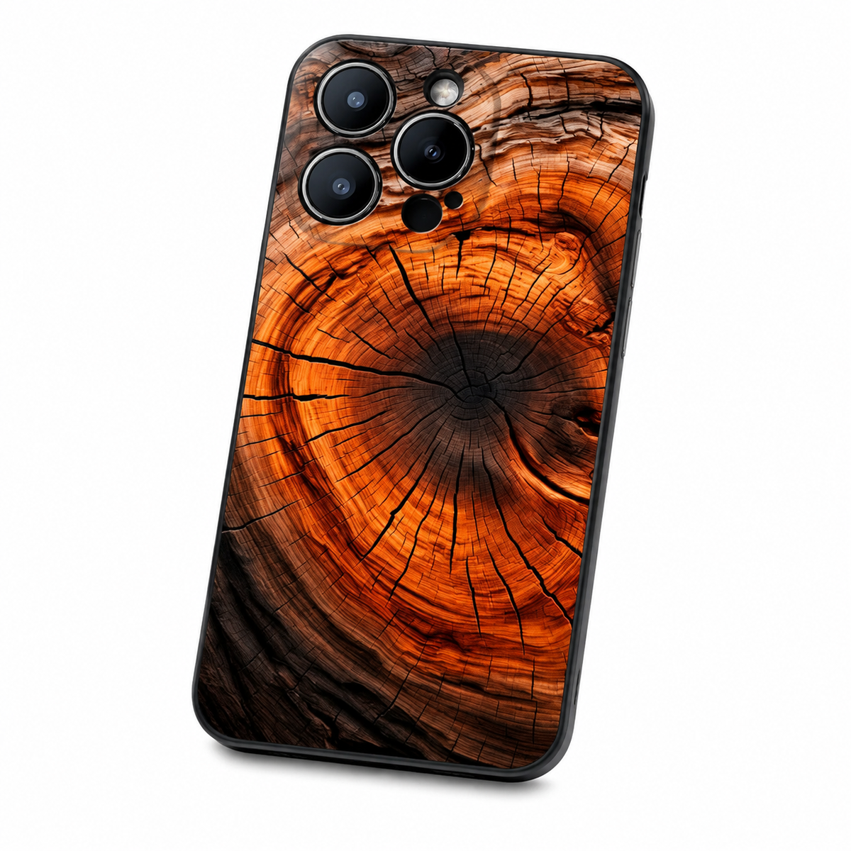 Premium iPhone Case MagSafe Compatible Magnetic Protective Cover Natural Wood Back Shockproof TPU Bumper Camera Lens Protection Ultra Thin Slim Design