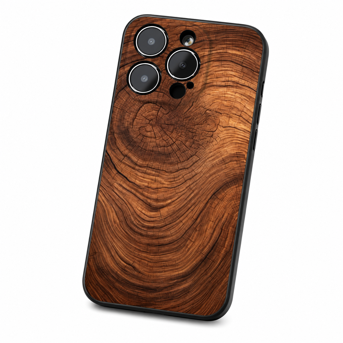 Premium iPhone Case MagSafe Compatible Magnetic Protective Cover Natural Wood Back Shockproof TPU Bumper Camera Lens Protection Ultra Thin Slim Design