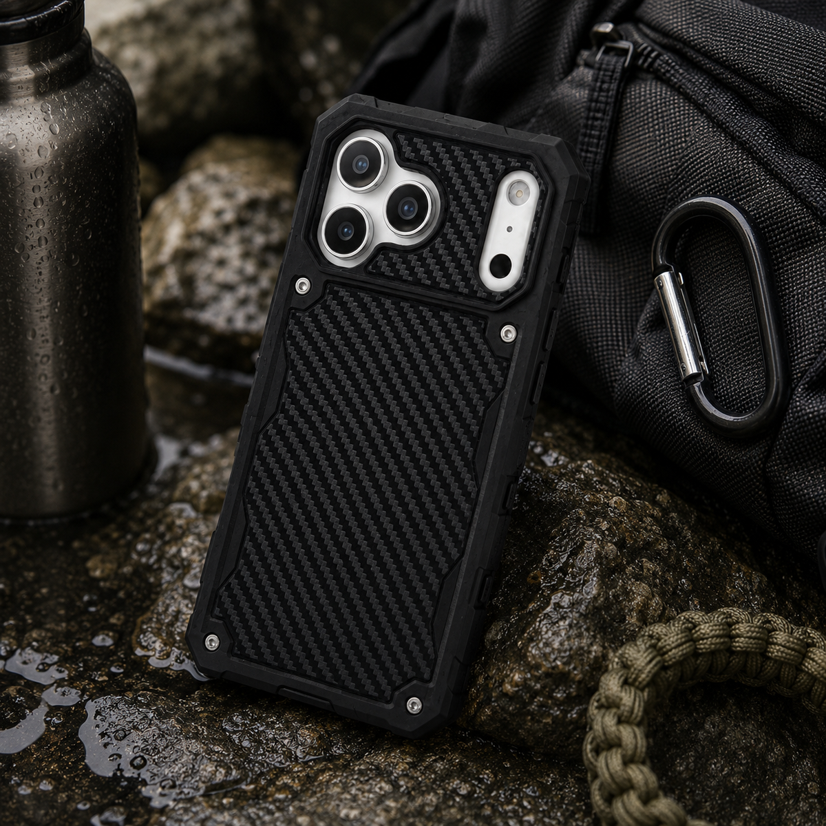 Premium iPhone Case MagSafe Compatible Magnetic Protective Cover Rugged Heavy Duty Shockproof Anti Slip Grip Military Grade Drop Protection Slim Durable Design