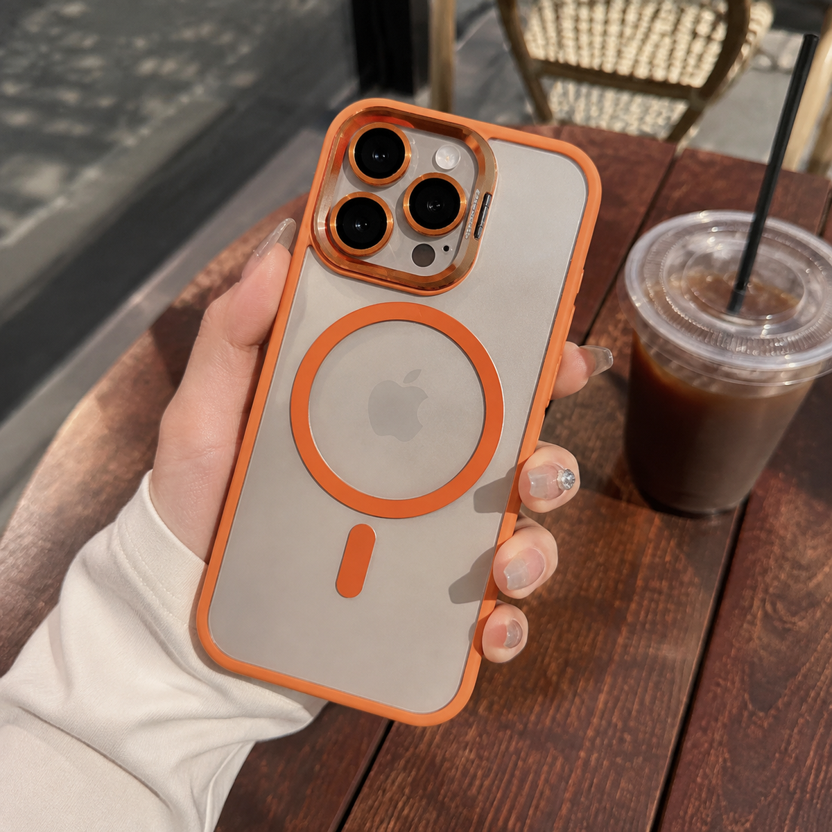 Premium iPhone Case MagSafe Compatible Magnetic Protective Cover Shockproof Bumper Full Body Protection Camera Lens Guard Slim Durable Design