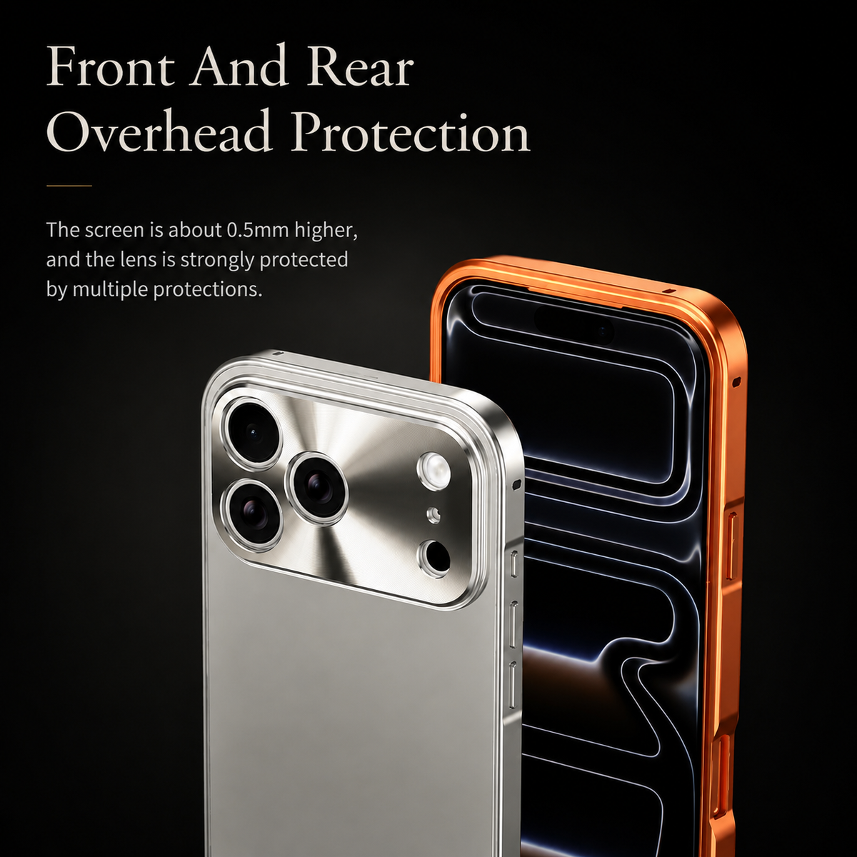 Premium iPhone Case MagSafe Compatible Magnetic Shockproof Cover Camera Lens Protection Ultra Thin Aluminum Frame Frosted Matte Back Full Protection