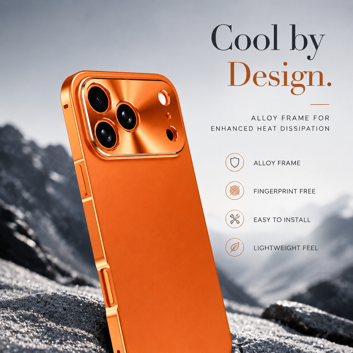 Premium iPhone Case MagSafe Compatible Magnetic Shockproof Cover Camera Lens Protection Ultra Thin Aluminum Frame Frosted Matte Back Full Protection