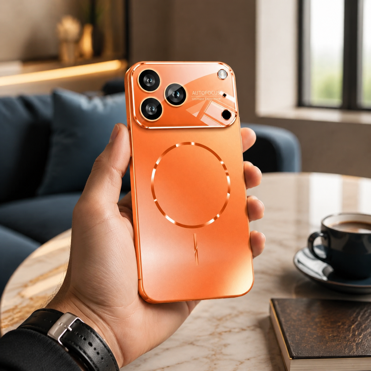 Premium iPhone Case MagSafe Compatible Magnetic Shockproof Protective Cover Camera Lens Protection Ultra Thin Matte Anti Fingerprint Hard Back Slim Design