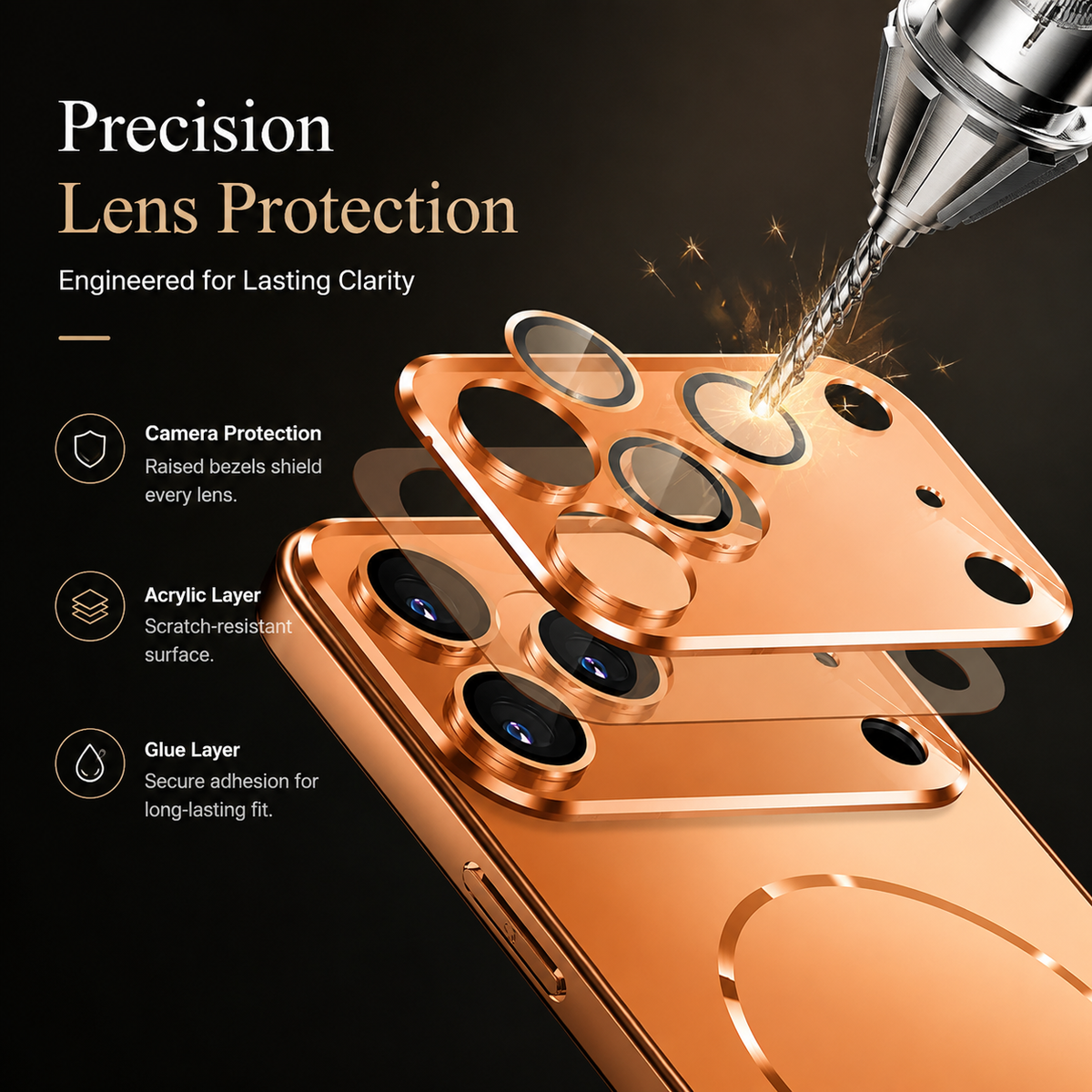Premium iPhone Case MagSafe Compatible Magnetic Shockproof Protective Cover Camera Lens Protection Ultra Thin Matte Anti Fingerprint Hard Back Slim Design