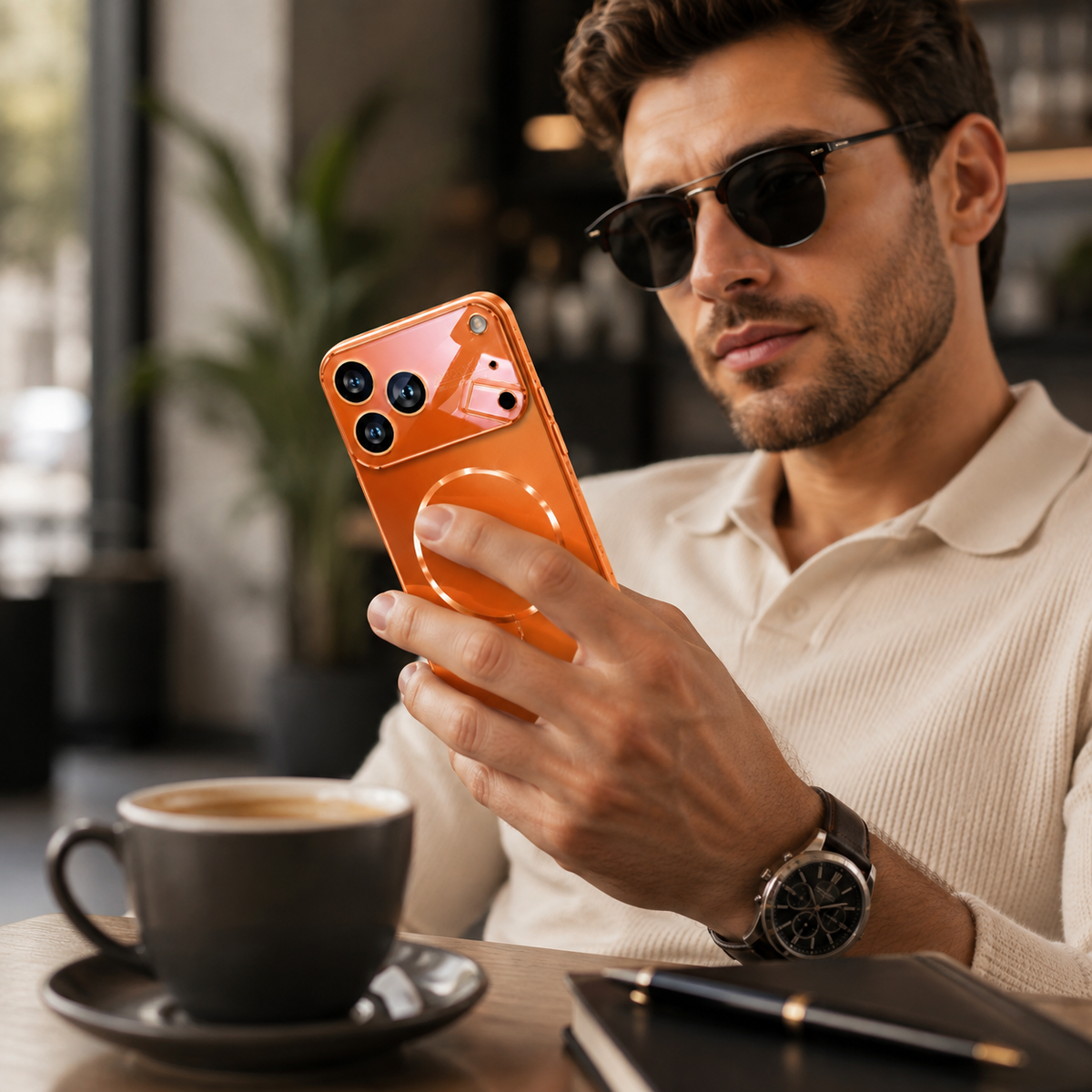 Premium iPhone Case MagSafe Compatible Magnetic Shockproof Protective Cover Camera Lens Protection Ultra Thin Matte Anti Fingerprint Hard Back Slim Design